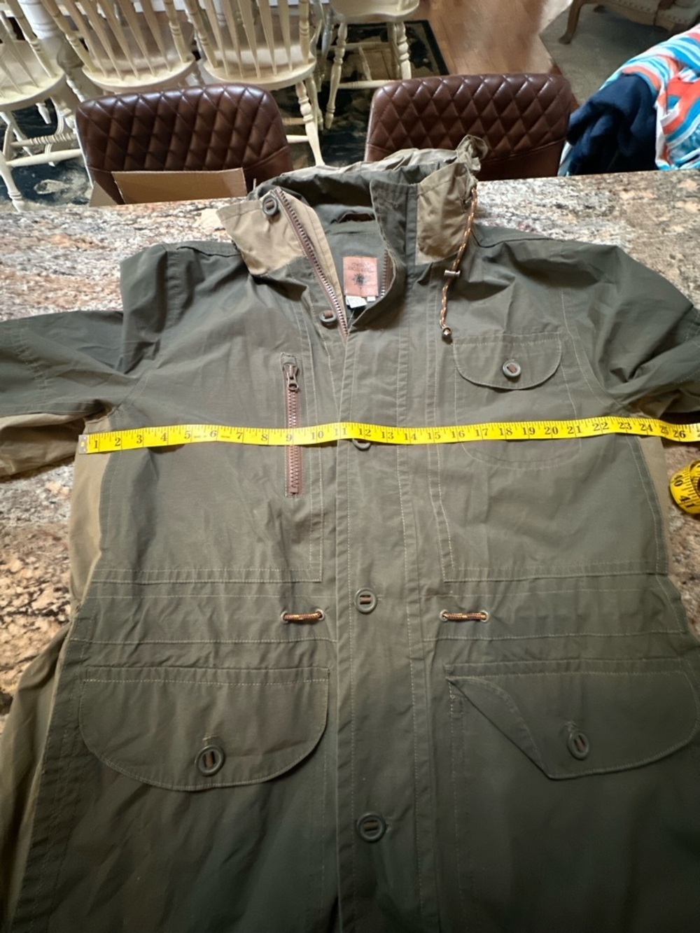 The Territory Ahead Olive Green Lightweight Anorak - Picture 9 of 11